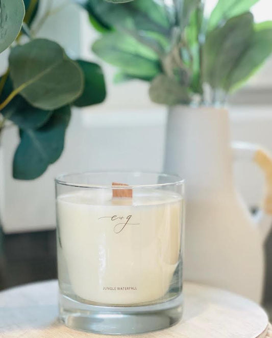 ELLA + GREY COLLECTION JUNGLE WATERFALL SOY CANDLE