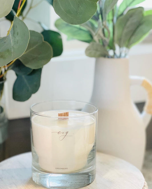 ELLA + GREY COLLECTION LINGONBERRY SOY CANDLE
